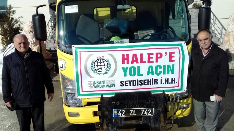 Seydişehir'de Halep'e Yol Açın Kampanyası