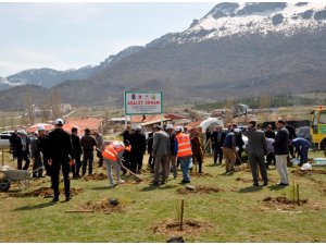 Seydişehir’e adalet ormanı kuruldu