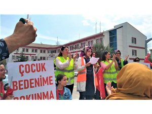 Seydişehir’de çocuk istismarına hayır yürüyüşü