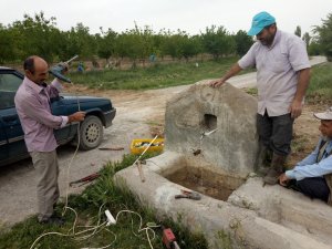 Tarihi çeşmeden yıllar sonra su akmaya başladı