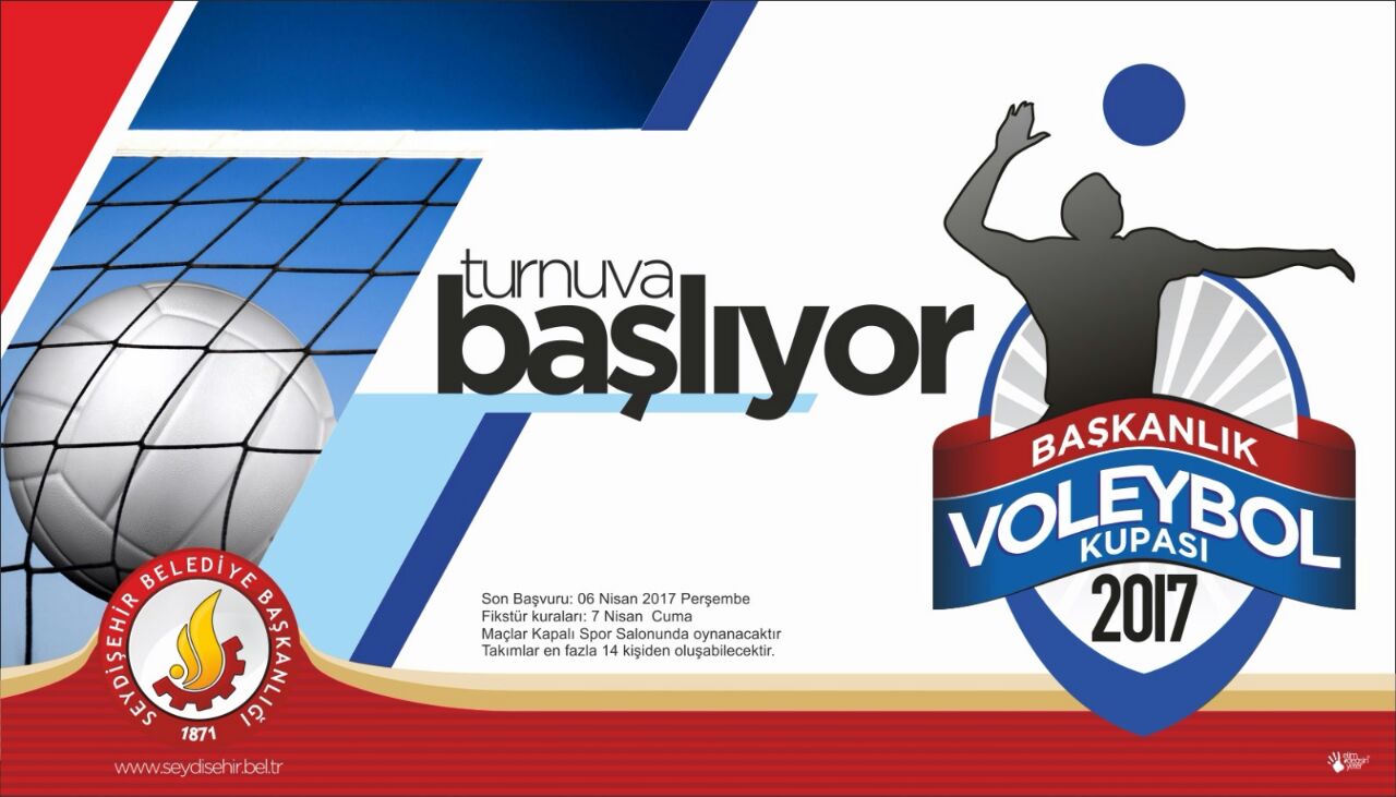 BAŞKANLIK KUPASI VOLEYBOL TURNUVASI BAŞLIYOR