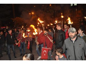 Cumhuriyet fener alayı düzenlendi