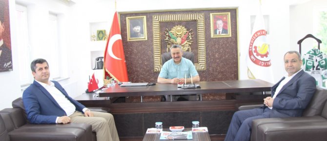 Cumhuriyet başsavcısı ve ağır ceza reisinden veda ziyareti