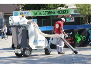 YOL SÜPÜRME ARAÇLARI İLÇEMİZE HAYIRLI OLSUN