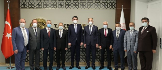 Başkan tutal, bakan kurum ile seydişehir projelerini istişare etti
