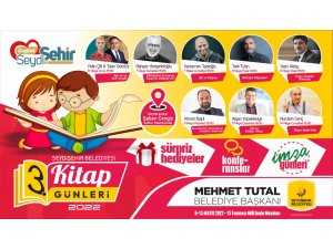 SEYDİŞEHİR 3. KİTAP GÜNLERİ OKUYUCULARINA KAPILARINI AÇIYOR