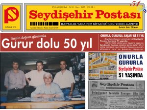 ONURLA, GURURLA, BAŞARI İLE 50 YIL