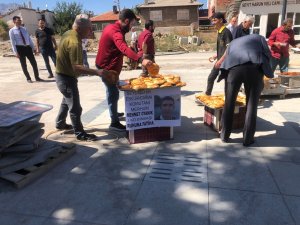 Seydişehir de görev yapan Vefat eden eski jandarma komutanı için ahde vefa