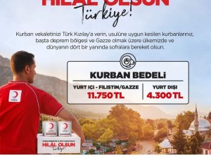 KIZILAY'IN 2024 YILI VEKALETEN KURBAN KESİM BEDELLERİ BELLİ OLDU