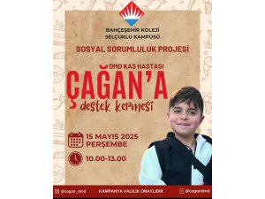 Bahçeşehir Koleji Selçuklu Kampüsü öğrencilerinden ÇAĞAN’ a DESTEK KERMESİ…