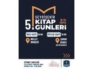 SEYDİŞEHİR BELEDİYESİ 5.KİTAP GÜNLERİ BAŞLIYOR