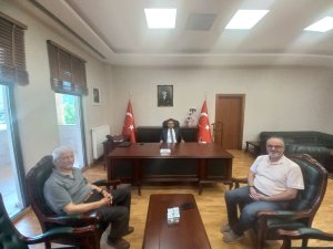 Kaymakam Mustafa Hamit Kıyıcı’ya hayırlı olsun ziyareti…