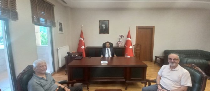 Kaymakam Mustafa Hamit Kıyıcı’ya hayırlı olsun ziyareti…