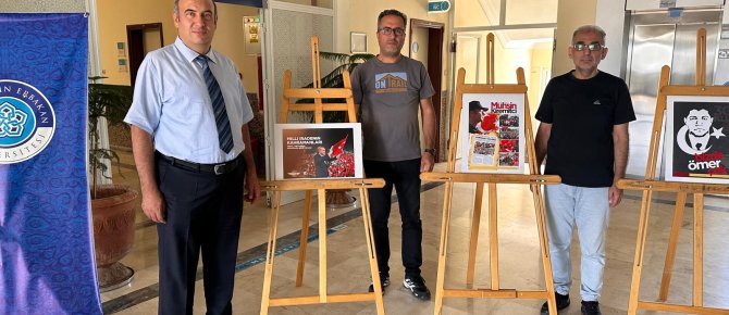 NEÜ Seydişehir Meslek Yüksekokulunda 15 Temmuz Temalı Fotoğraf Sergisi Açıldı