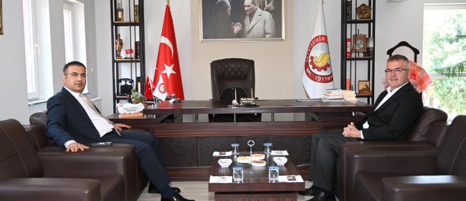 KAYMAKAM KIYICI’DAN BAŞKAN USTAOĞLU’NA ZİYARET
