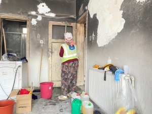 Evi Yanan Aileye Devlet Desteği