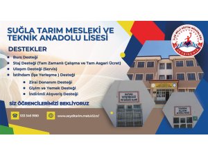 İlçemiz Suğla Tarım Mesleki Ve Teknik Anadolu Lisesi