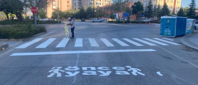 Seydişehir’de Yaya Geçitleri Yenileniyor