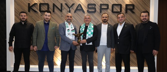 Armada Yeşil Beyaz Platformu'ndan Konyaspor Başkanı Ömer Atiker’e Ziyaret