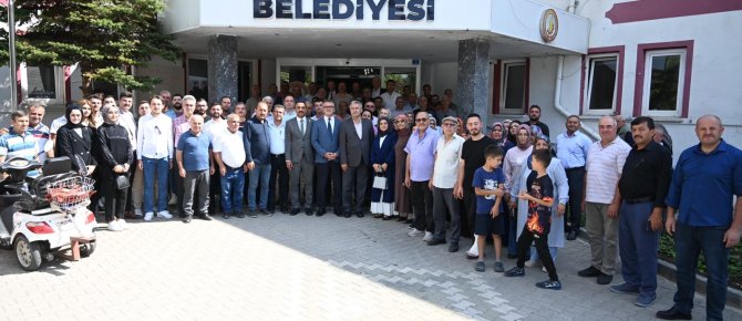 AK Parti ve MHP Teşkilatlarından Başkan Ustaoğlu’na Hayırlı Olsun Ziyareti