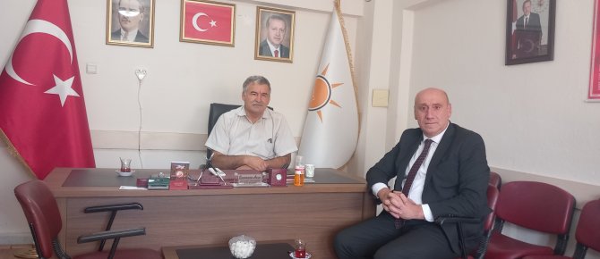 Spor İl Müdürü Birdal Öztürk’ten AK Parti İlçe Teşkilatına Ziyaret...