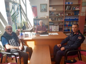 İlçe Jandarma Komutanı Üsteğmen Ökkeş Keser'den Seydişehir Postası'na Ziyaret..