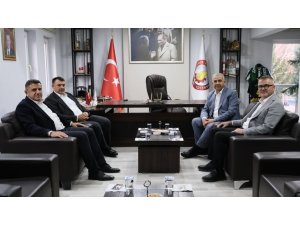 BÖLGE BELEDİYE BAŞKANLARINDAN USTAOĞLU’NA ZİYARET