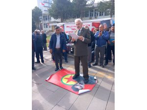 Seydişehir’de İYİ Parti’den Teröre Tepki Protestosu