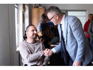 BAŞKAN USTAOĞLU, ÇALIŞMA ARKADAŞLARINI UNUTMADI