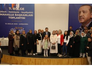 AK PARTİ 7. BÖLGE MAHALLE BAŞKANLARI TOPLANTISI SEYDİŞEHİR’DE YAPILDI