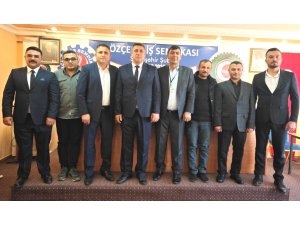 ÖZÇELİK-İŞ SENDİKASI, SEYDİŞEHİR’DE HÜSEYİN KABAN YENİDEN BAŞKAN SEÇİLDİ