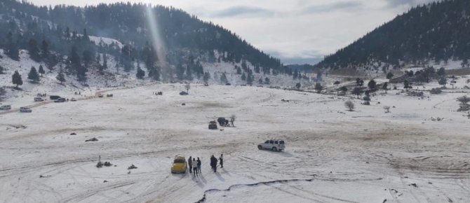 Alacabel 'de Manavgatlıların Kar Keyfi...