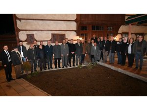 BAŞKAN USTAOĞLU BASIN MENSUPLARINI AĞIRLADI