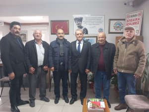 Muhtarlar Derneği’nden Esnaf Odası’na Hayırlı Olsun Ziyareti...