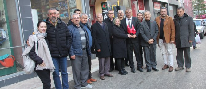 CHP Doğanhisar ilçe başkanlığından Seydişehir’e dayanışma ziyareti
