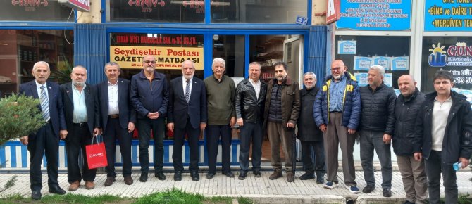 SAADET PARTİSİ HEYETİNDEN SEYDİŞEHİR POSTASI’NA ZİYARET...