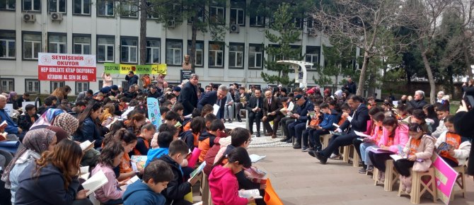 SEYDİŞEHİR’DE KÜTÜPHANELER HAFTASI’NA ÖZEL FARKINDALIK ETKİNLİĞİ