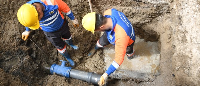 KOSKİ SU KAYIPLARINI AZALTACAK ÇALIŞMALARI SÜRDÜRÜYOR