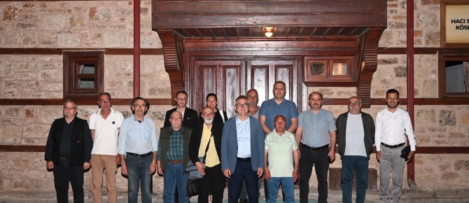 BAŞKAN USTAOĞLU BASIN MENSUPLARINI AĞIRLADI