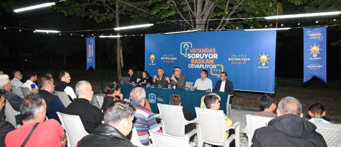 VATANDAŞ SORDU BAŞKAN CEVAPLADI