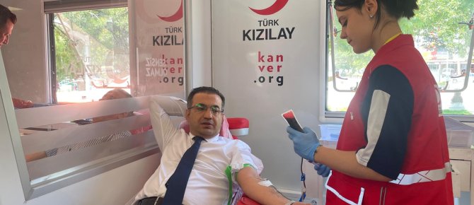 Seydişehir Kaymakamı Kıyıcı’dan Kan Bağışına Destek