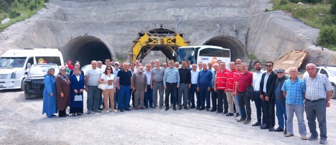 SEYDİŞEHİR HEYETİ ALACABEL TÜNELİ’NDEN GEÇTİ