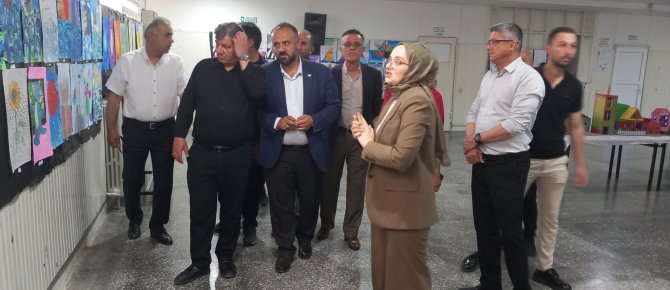 İsmet Şen Ortaokulu’nda Görsel Sanatlar ve Teknoloji Tasarım Sergisi Açıldı