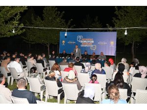 BAŞKAN USTAOĞLU, VATANDAŞLARIN SORULARINI CEVAPLADI