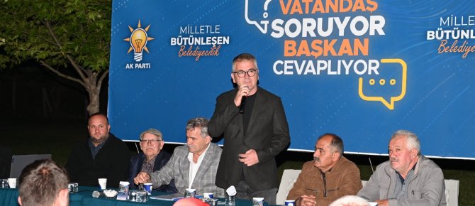 BAŞKAN USTAOĞLU, VATANDAŞLARIN SORULARINI CEVAPLADI