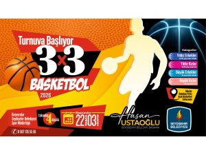 3X3 BASKETBOL TURNUVASI BAŞVURULARI BAŞLADI