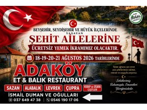 ADAKÖY ET VE BALIK RESTAURANT'DA ŞEHİT AİLELERİNE YEMEK