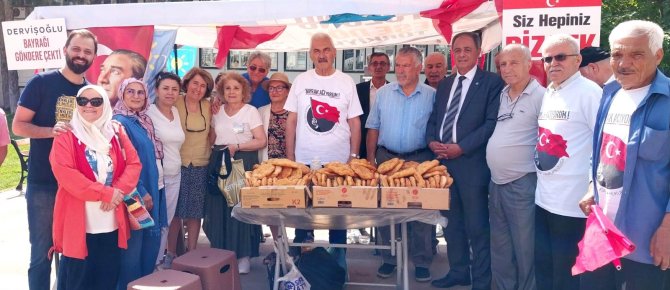 İYİ PARTİ SEYDİŞEHİR’DEN ŞEHİTLER İÇİN PİŞİ İKRAMI
