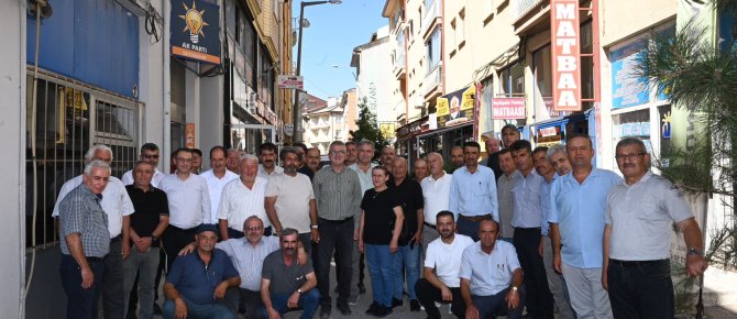 MUHTARLAR, AK PARTİ SEYDİŞEHİR İLÇE BAŞKANLIĞI’NDA BULUŞTU