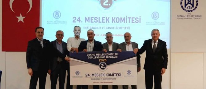 Matbaacılık ve Basım Hizmetleri Komitesi’ne KTO’dan Başarı Ödülü